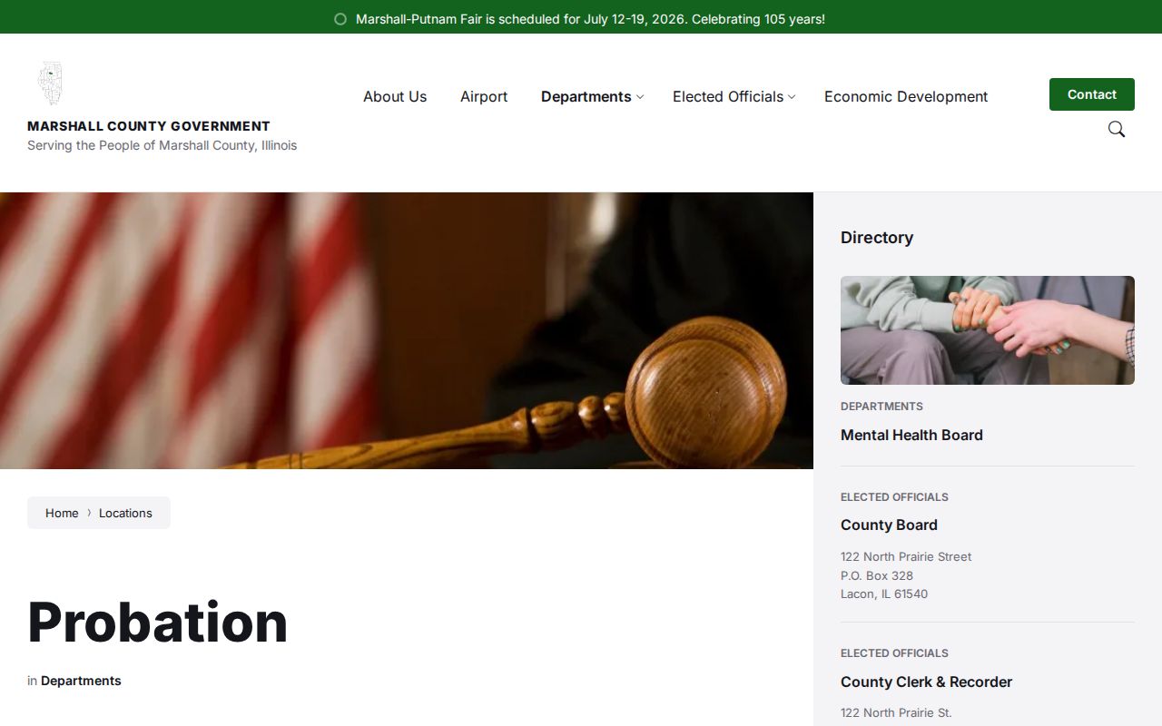 Marshall-Putnam-Stark Probation District contact page